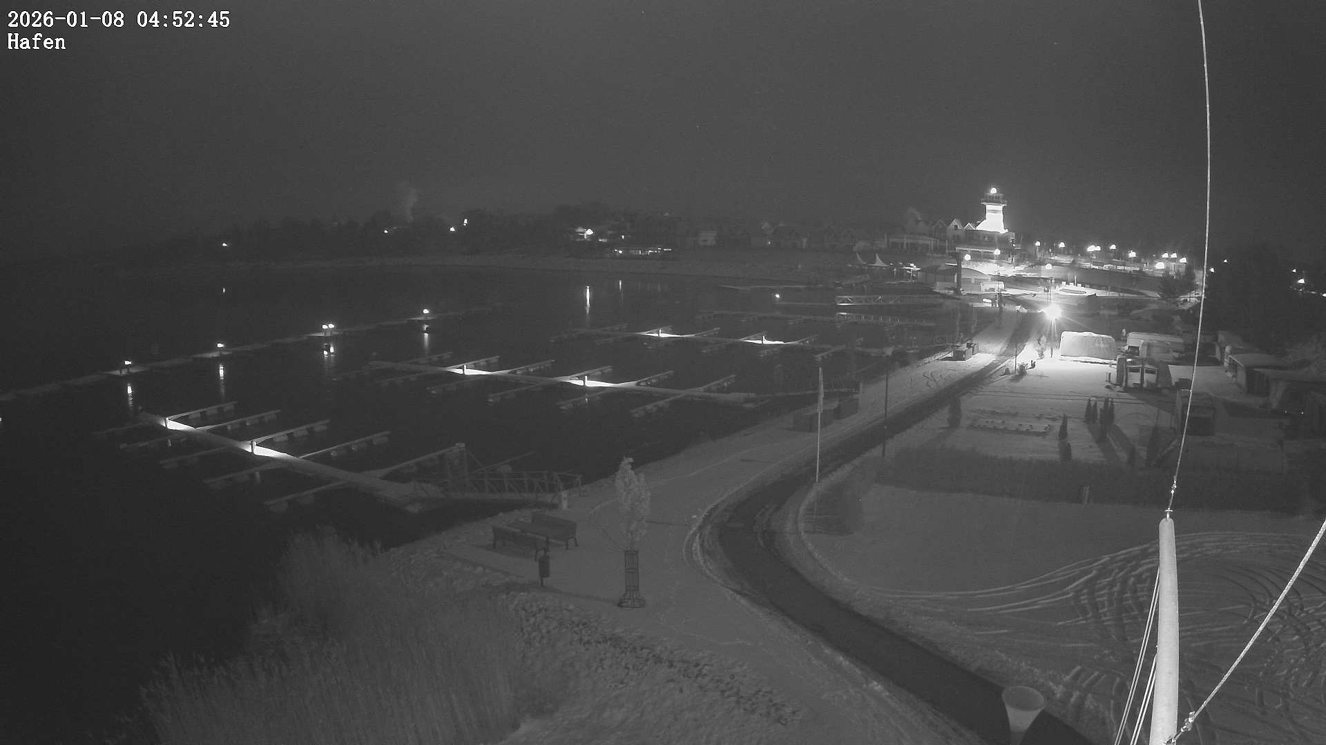 Archiv Foto Webcam Geierswalder See: Hafen