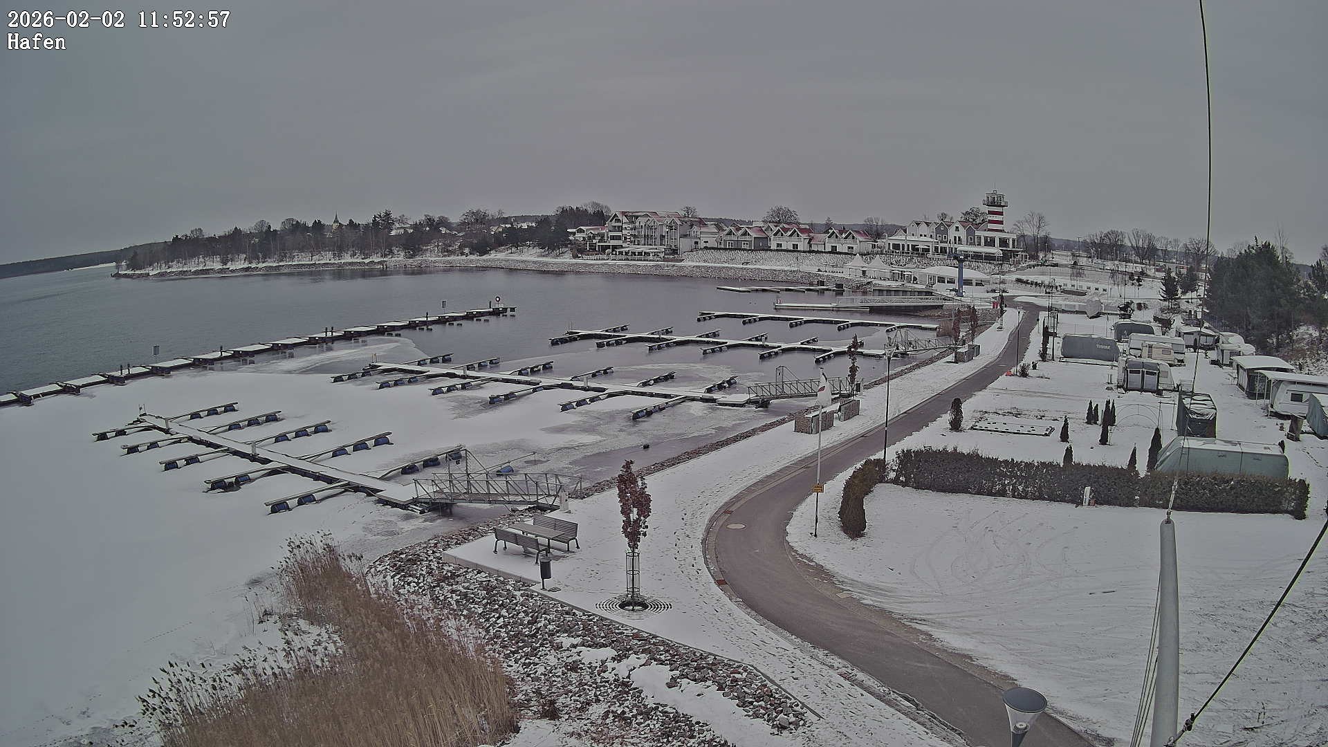 Archiv Foto Webcam Geierswalder See: Hafen