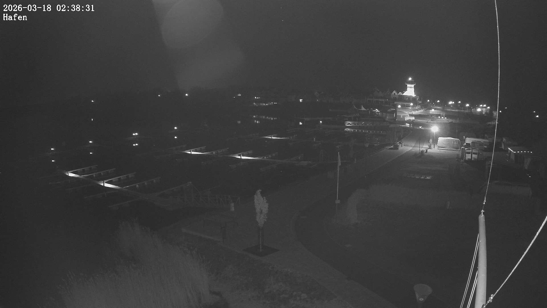 Archiv Foto Webcam Geierswalder See: Hafen