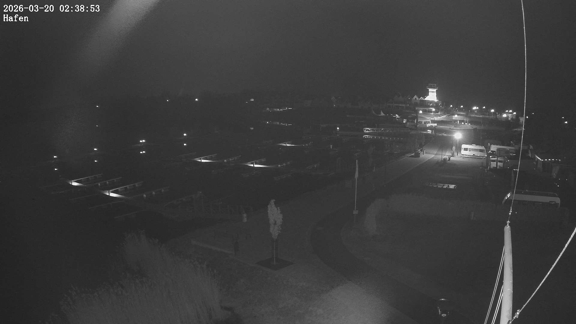 Archiv Foto Webcam Geierswalder See: Hafen