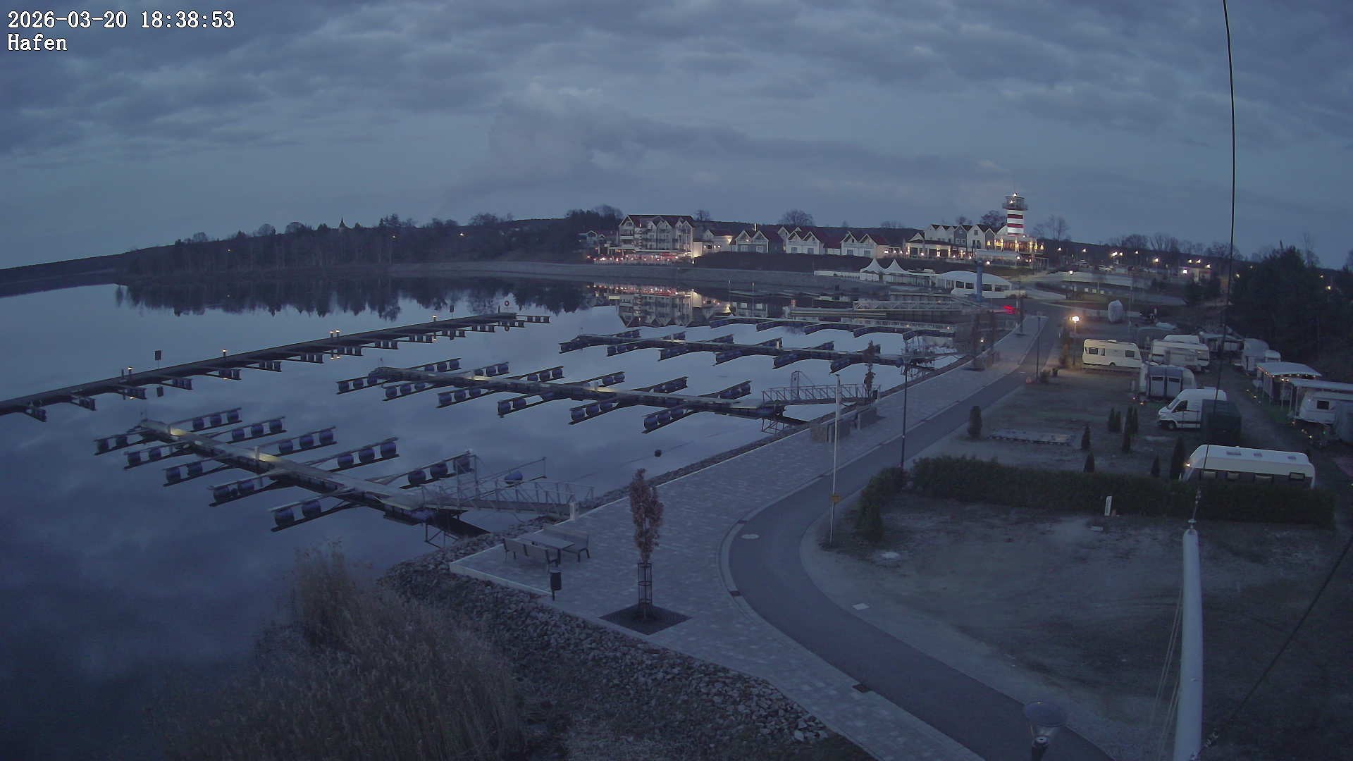 Archiv Foto Webcam Geierswalder See: Hafen