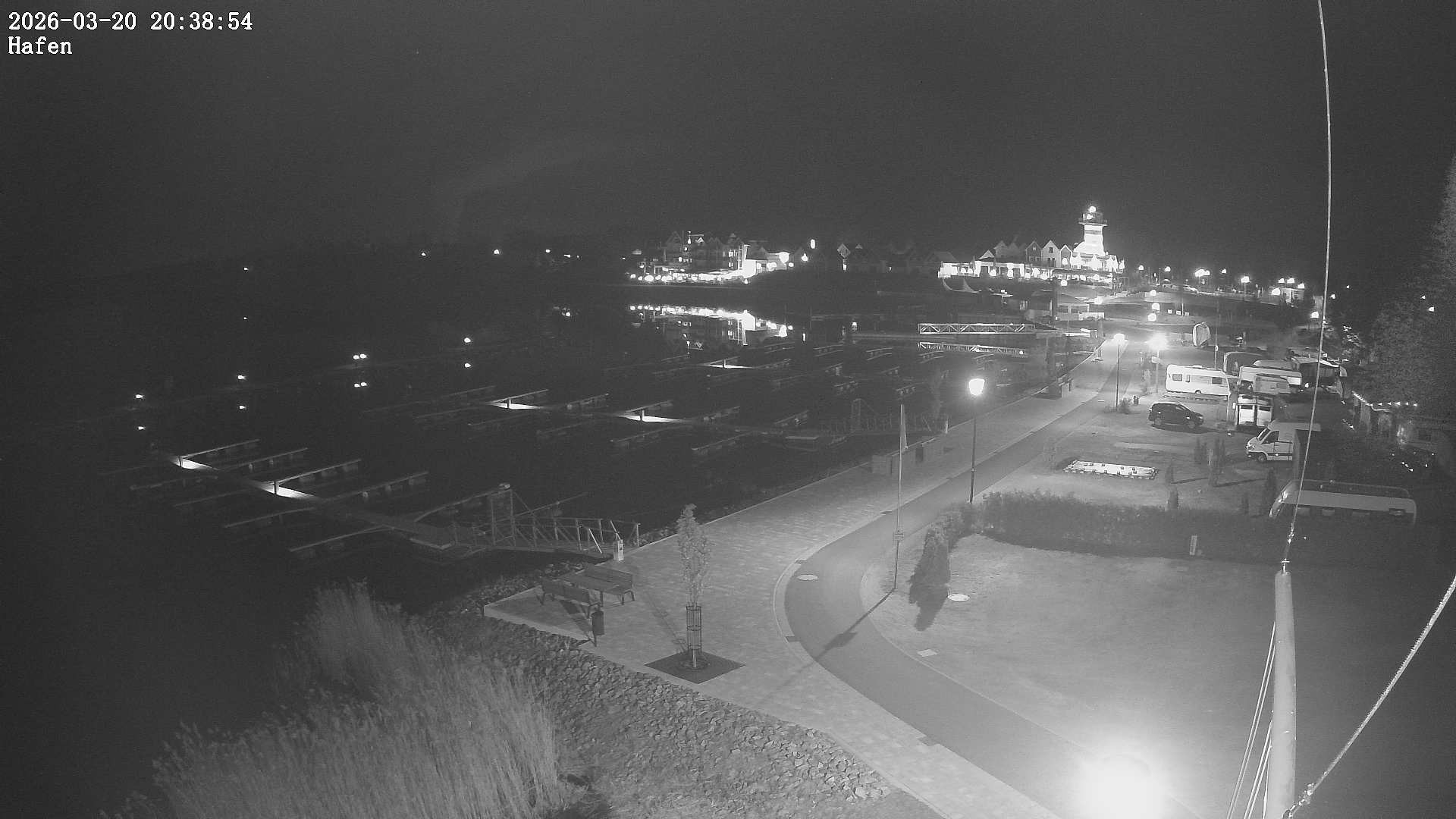 Archived image Webcam Lake Geierswald - Harbour