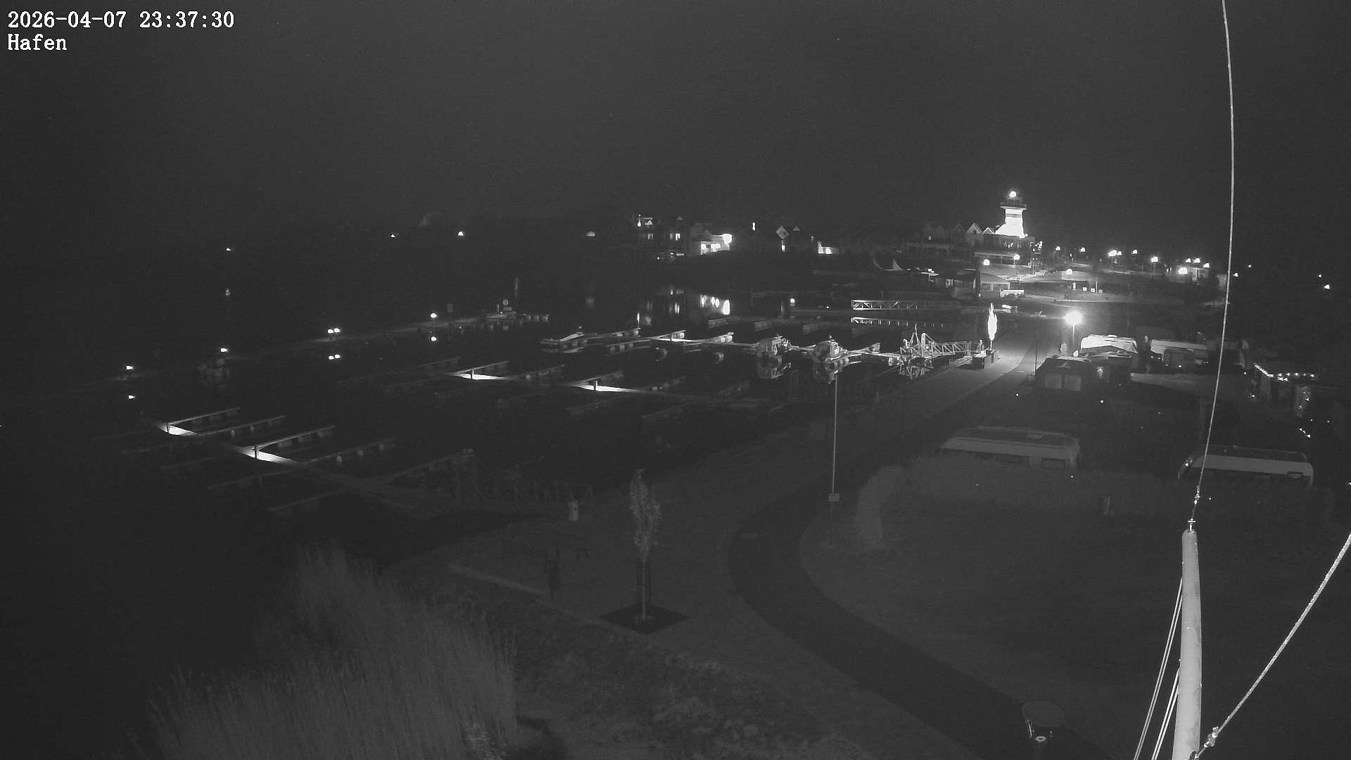 Archiv Foto Webcam Geierswalder See: Hafen