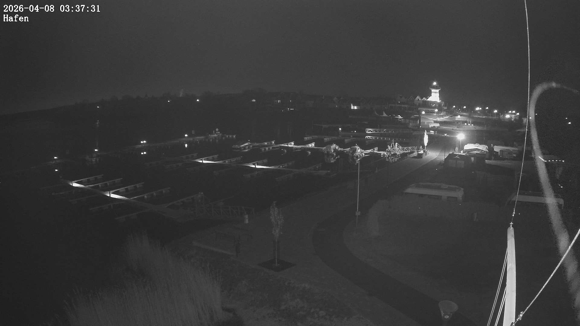 Archiv Foto Webcam Geierswalder See: Hafen