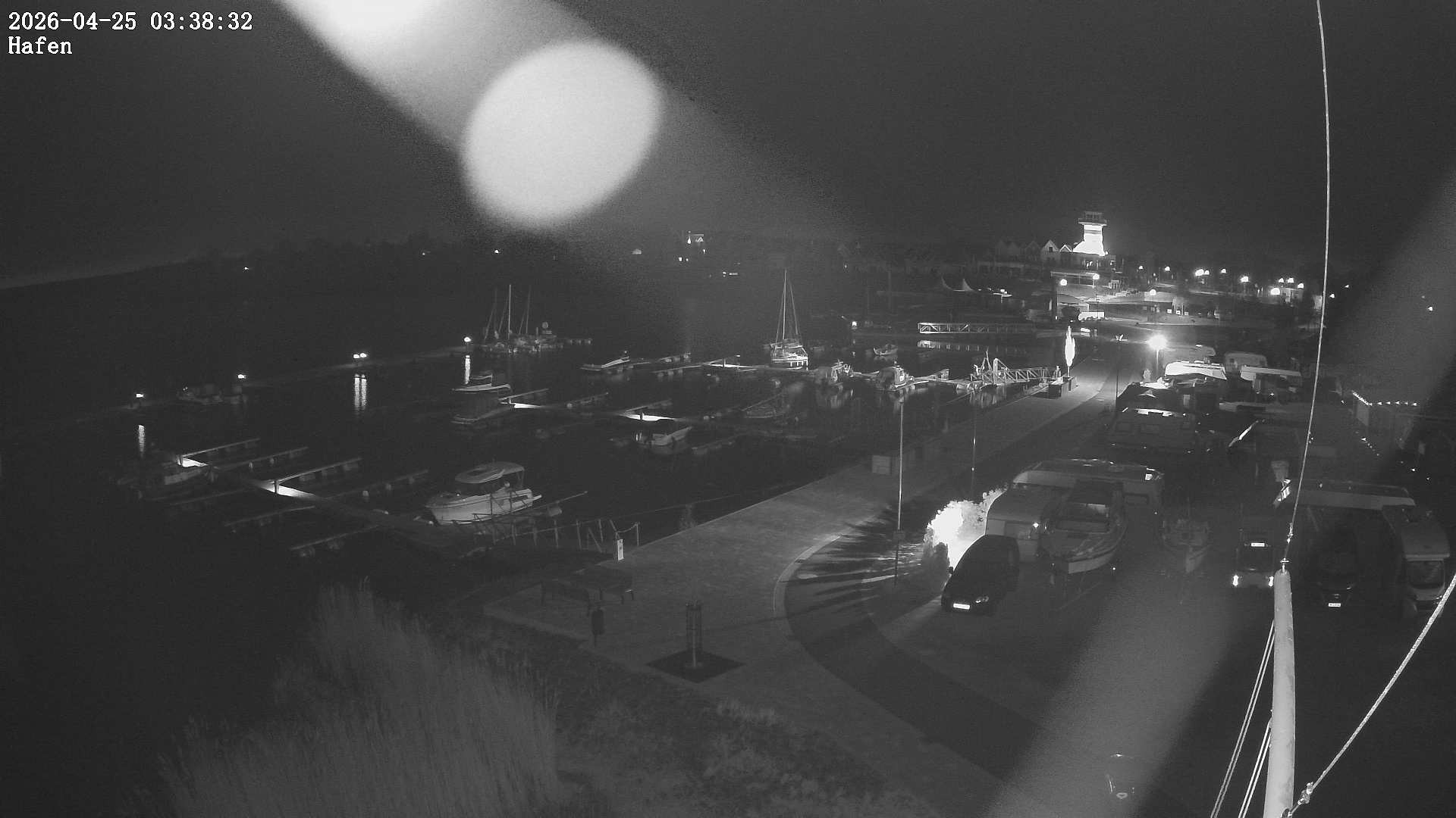 Archiv Foto Webcam Geierswalder See: Hafen