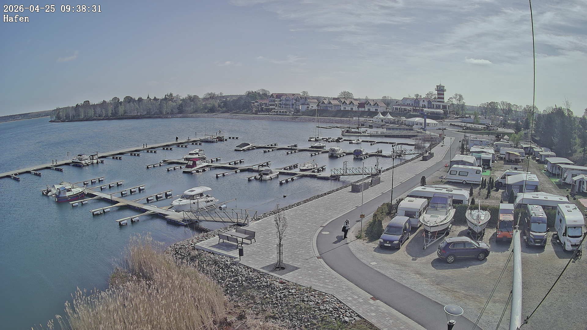 Archiv Foto Webcam Geierswalder See: Hafen