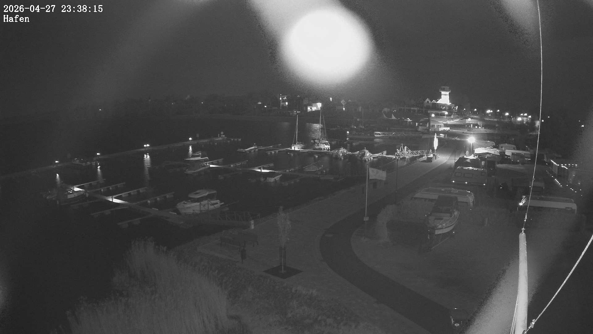 Archiv Foto Webcam Geierswalder See: Hafen