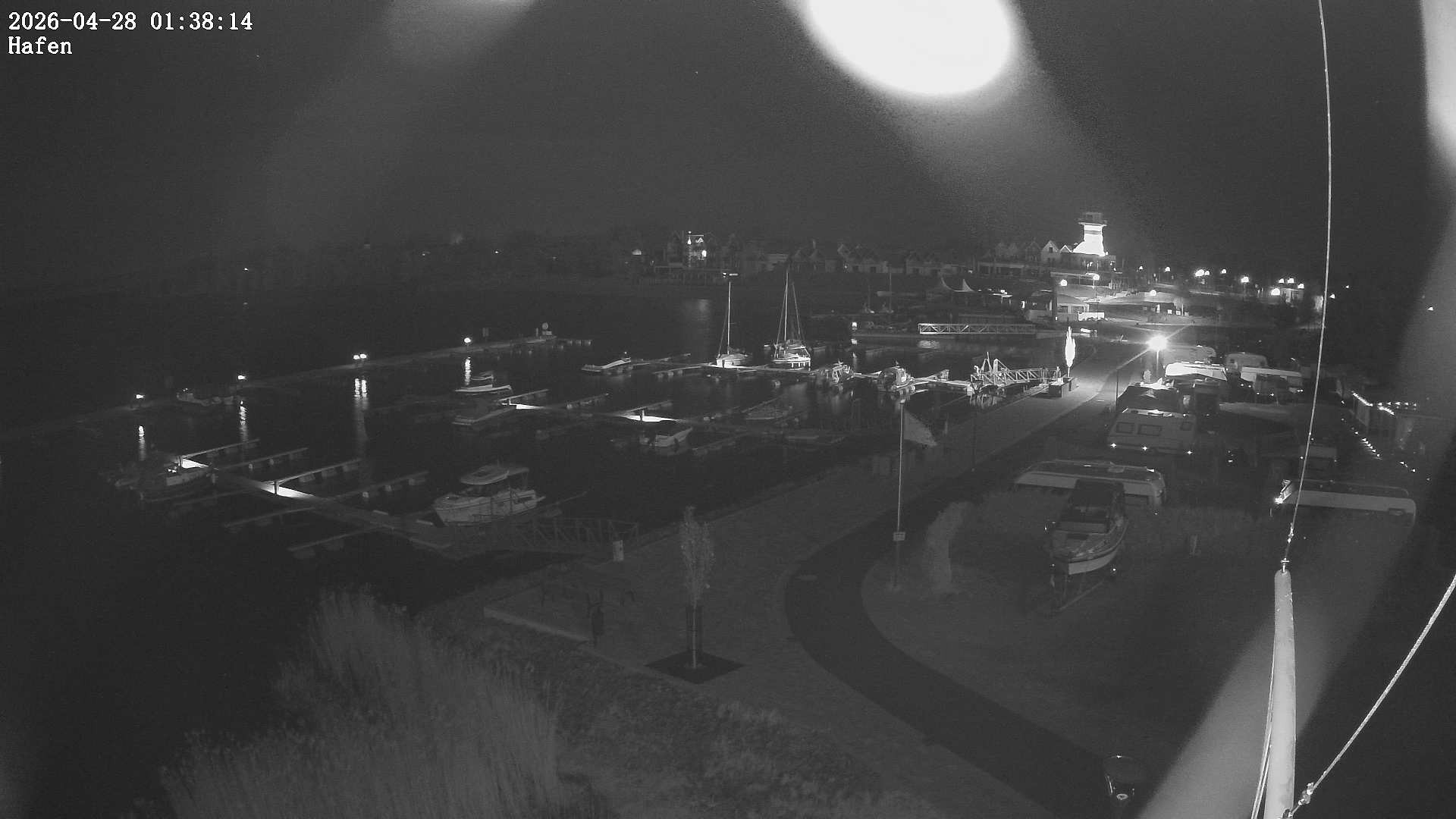 Archiv Foto Webcam Geierswalder See: Hafen