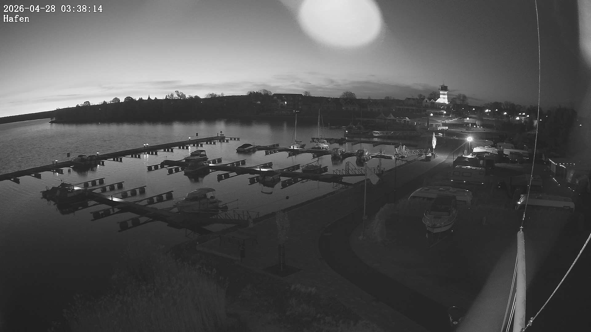 Archiv Foto Webcam Geierswalder See: Hafen