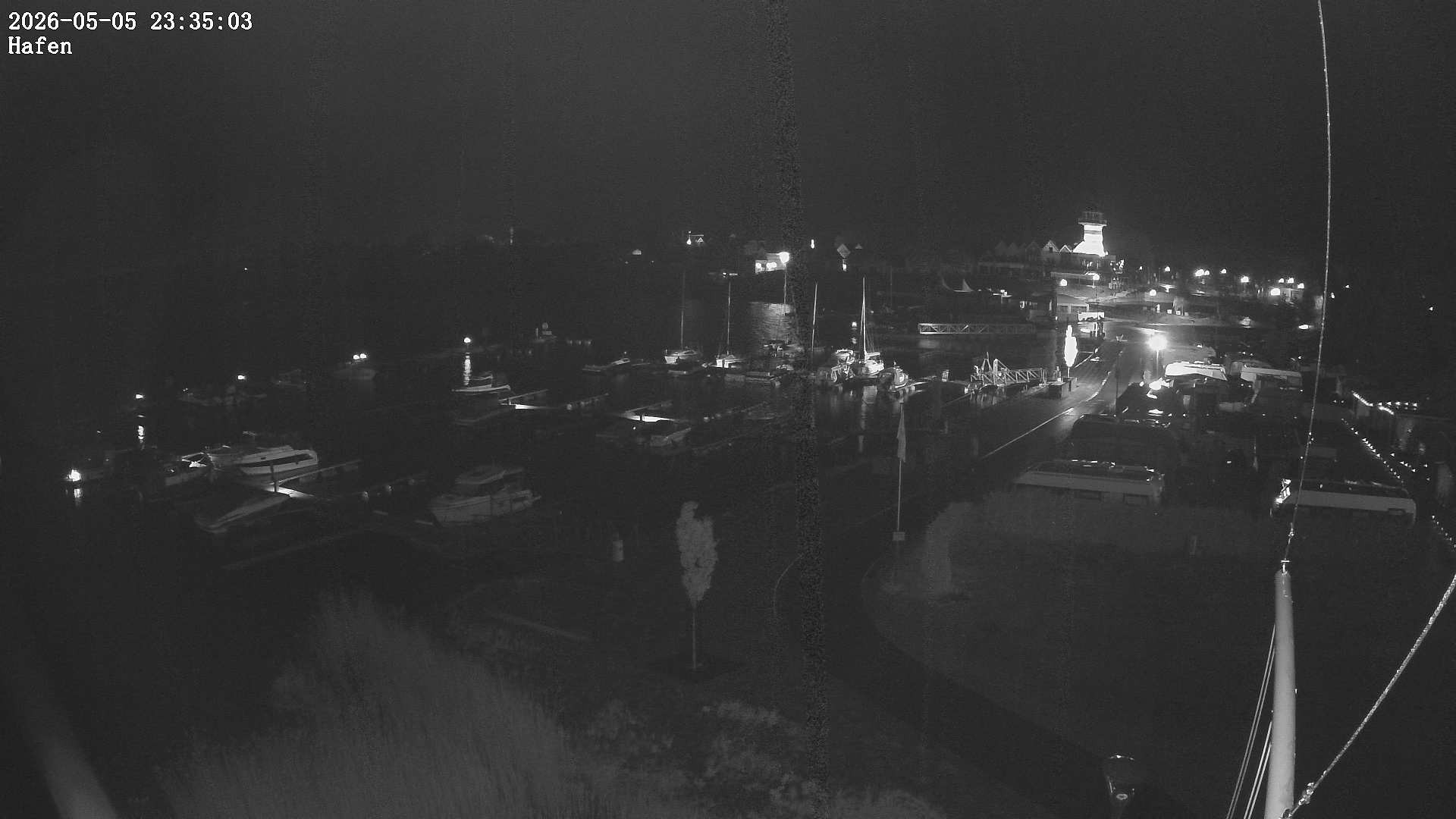 Archiv Foto Webcam Geierswalder See: Hafen