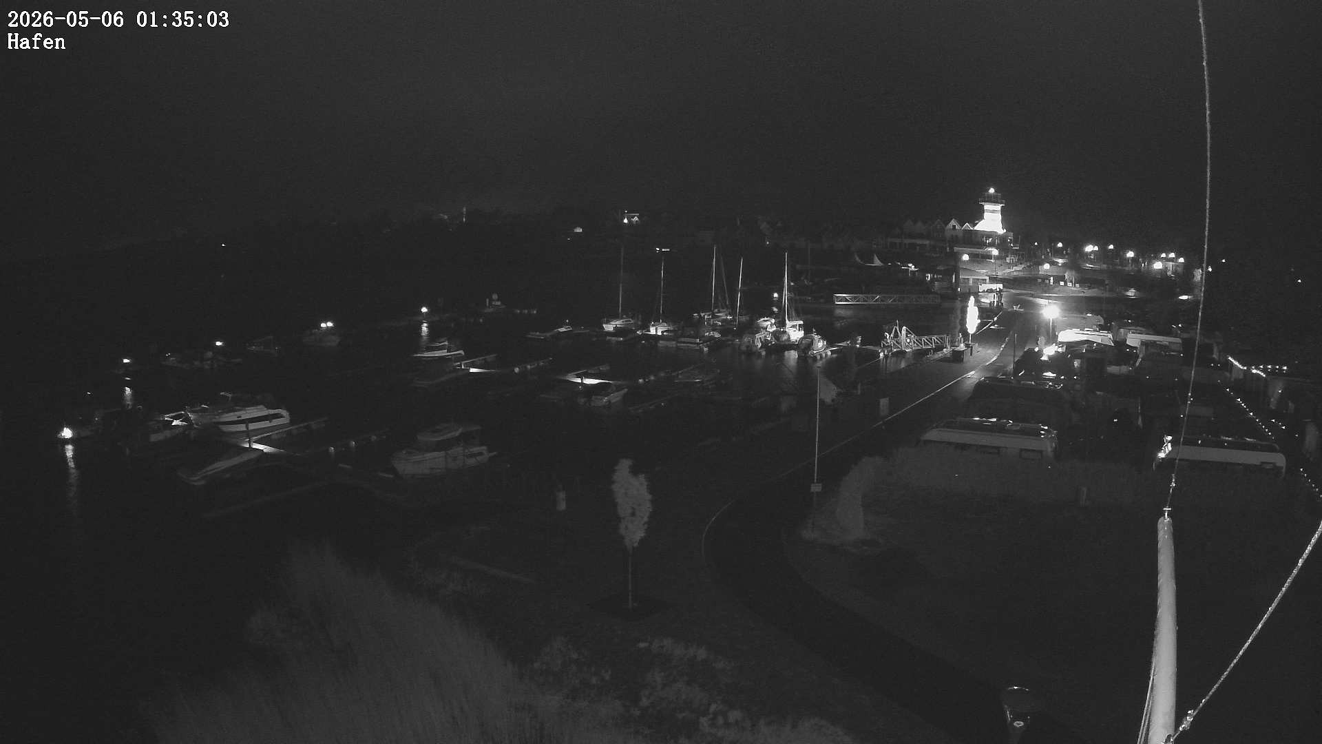 Archived image Webcam Lake Geierswald - Harbour