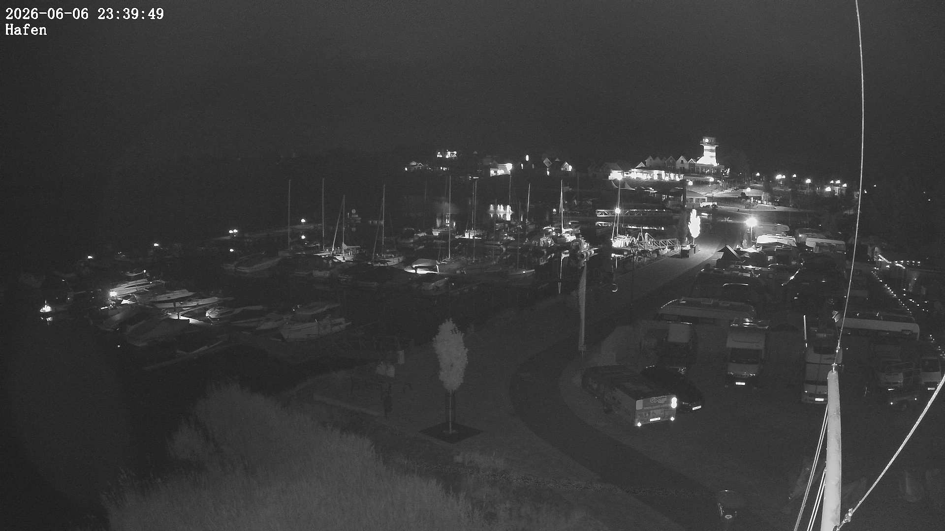 Archiv Foto Webcam Geierswalder See: Hafen
