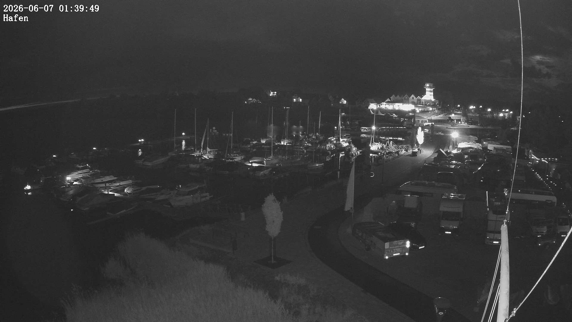 Archiv Foto Webcam Geierswalder See: Hafen