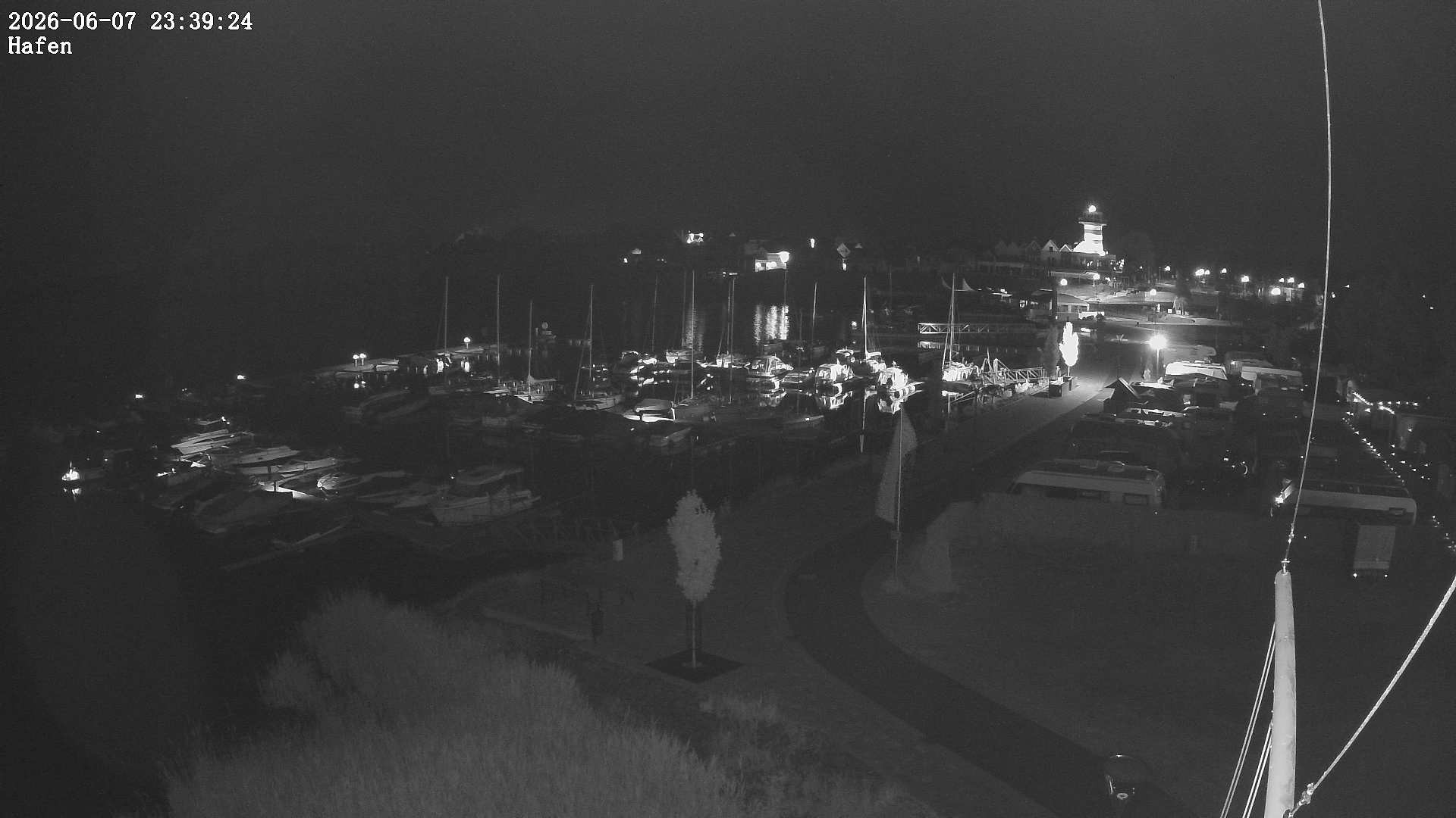 Archiv Foto Webcam Geierswalder See: Hafen