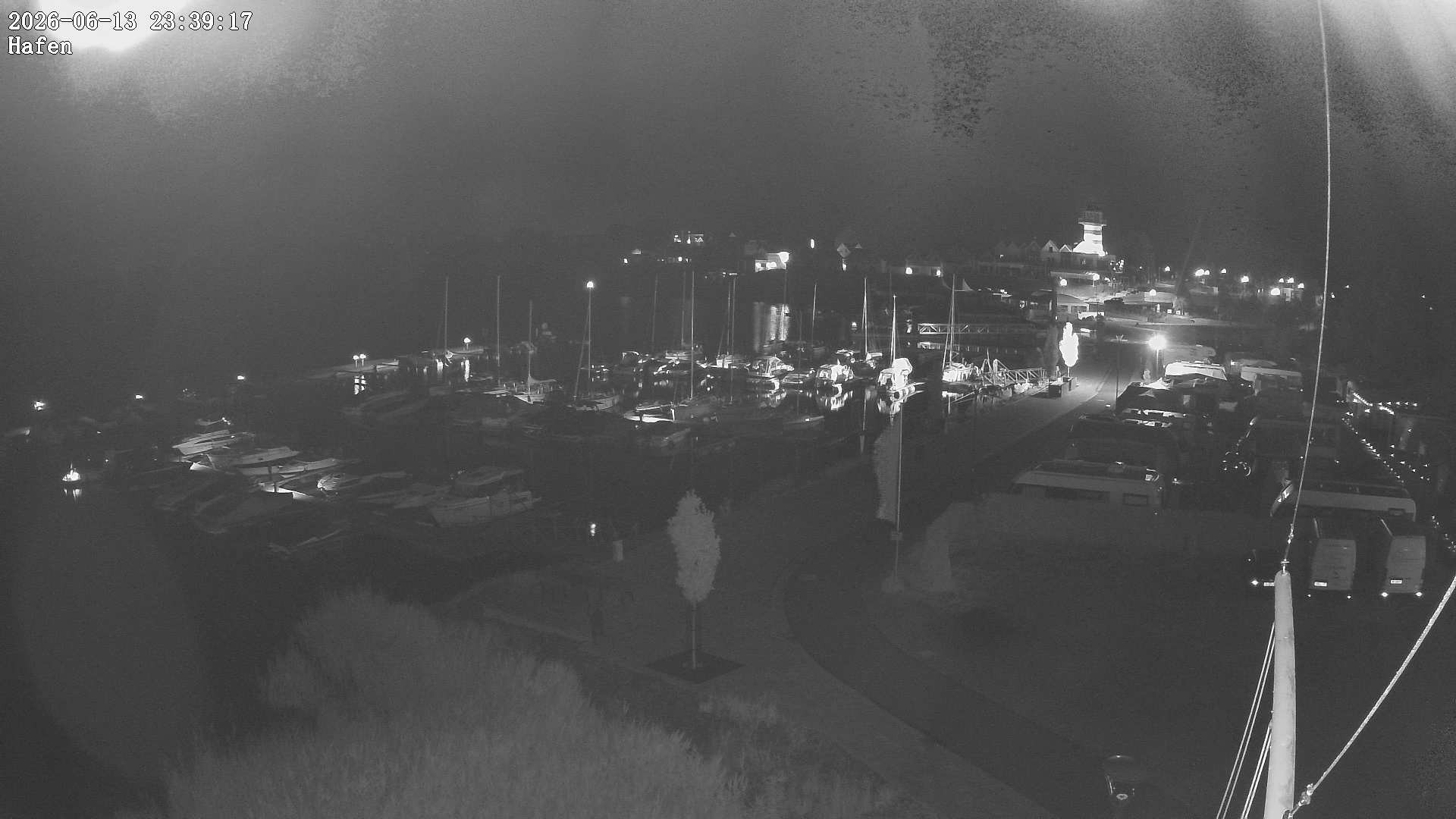 Archiv Foto Webcam Geierswalder See: Hafen