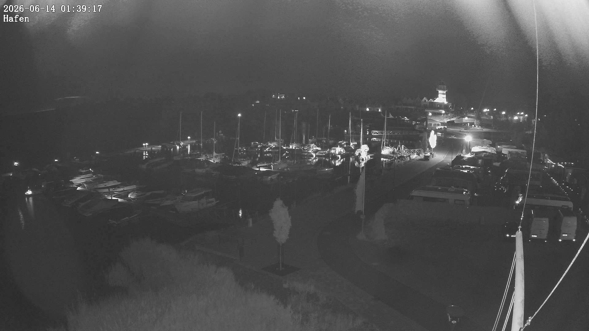 Archiv Foto Webcam Geierswalder See: Hafen