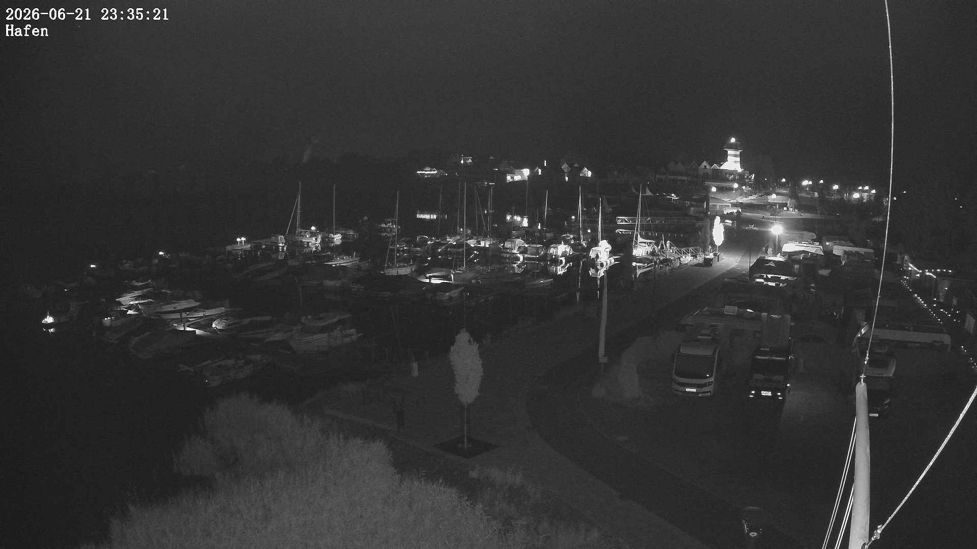 Archiv Foto Webcam Geierswalder See: Hafen
