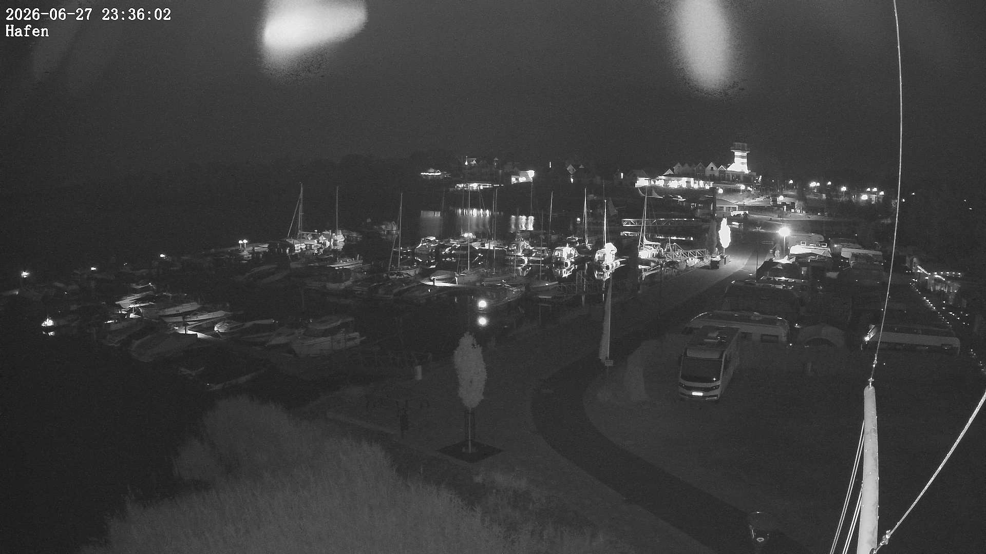 Archiv Foto Webcam Geierswalder See: Hafen