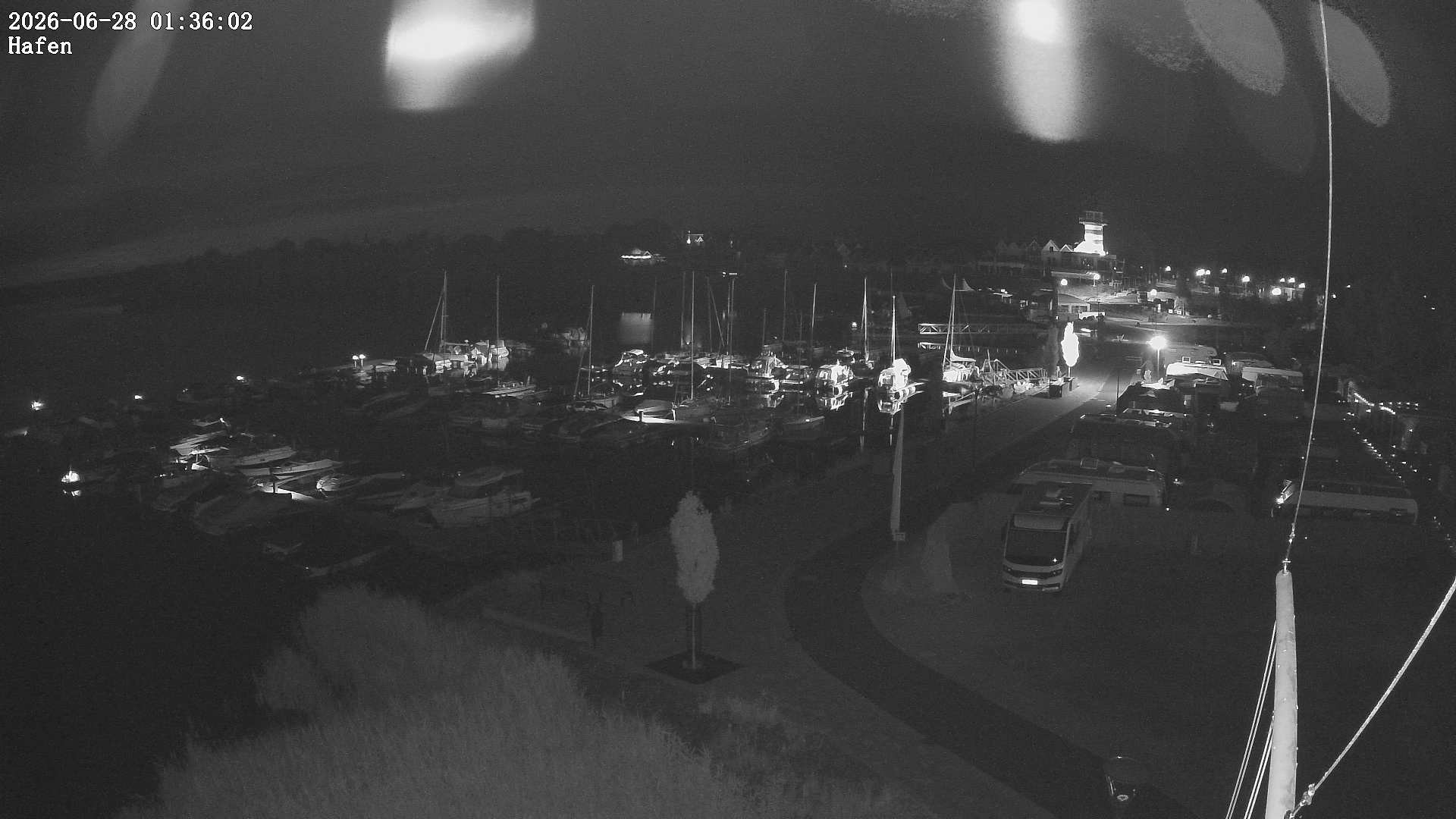 Archiv Foto Webcam Geierswalder See: Hafen