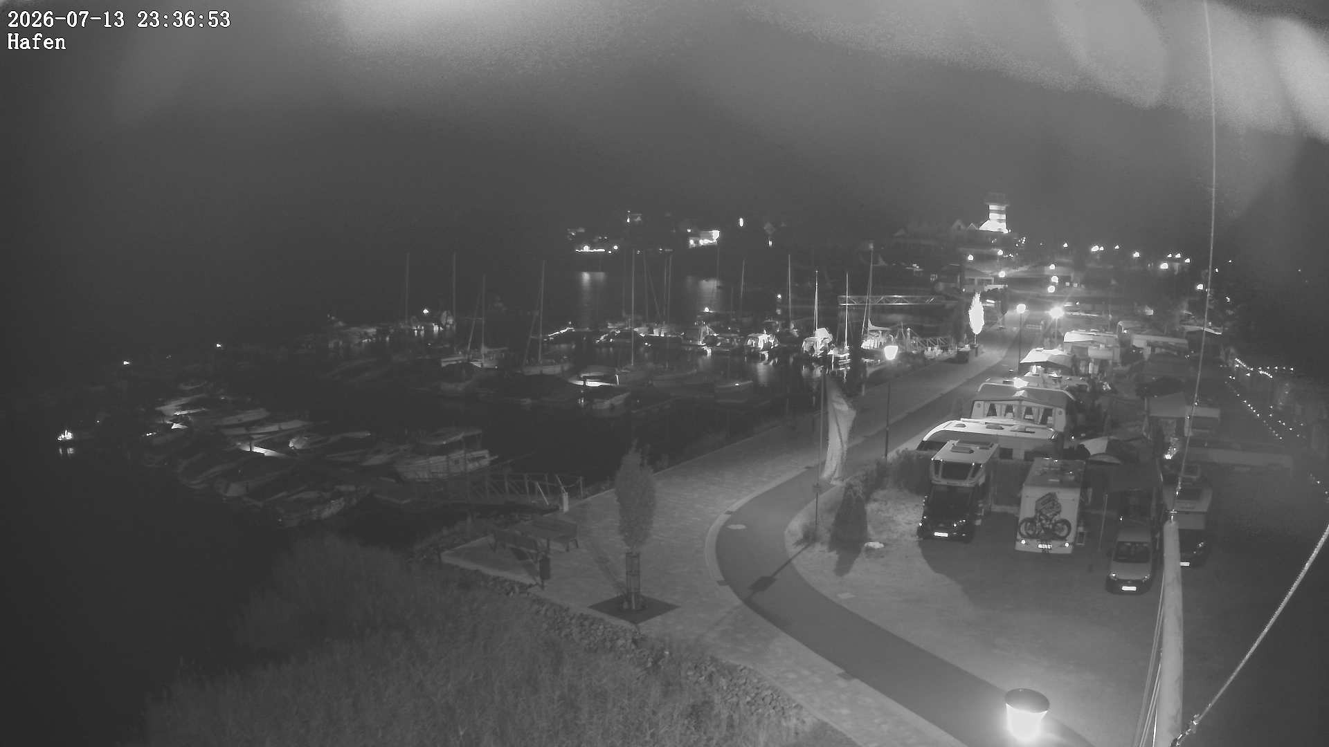 Archiv Foto Webcam Geierswalder See: Hafen