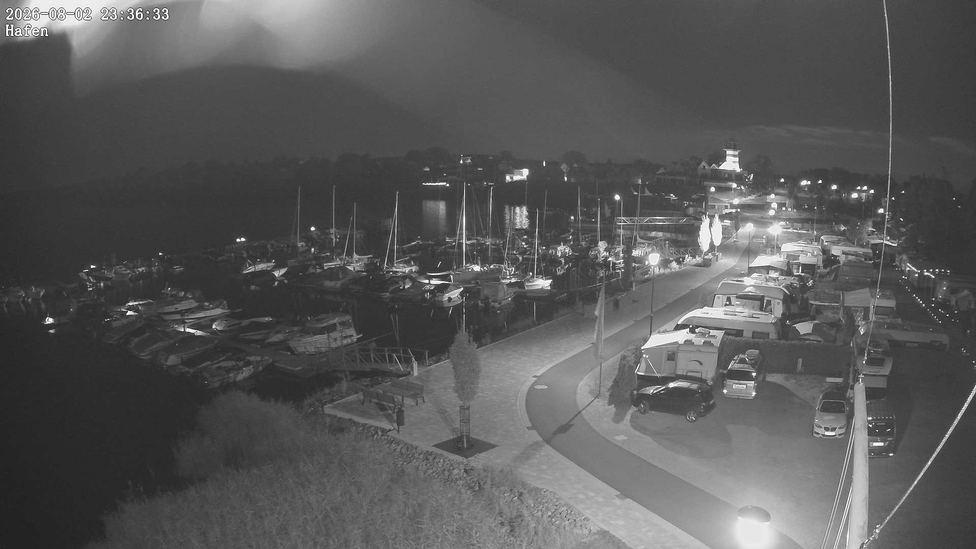 Archiv Foto Webcam Geierswalder See: Hafen