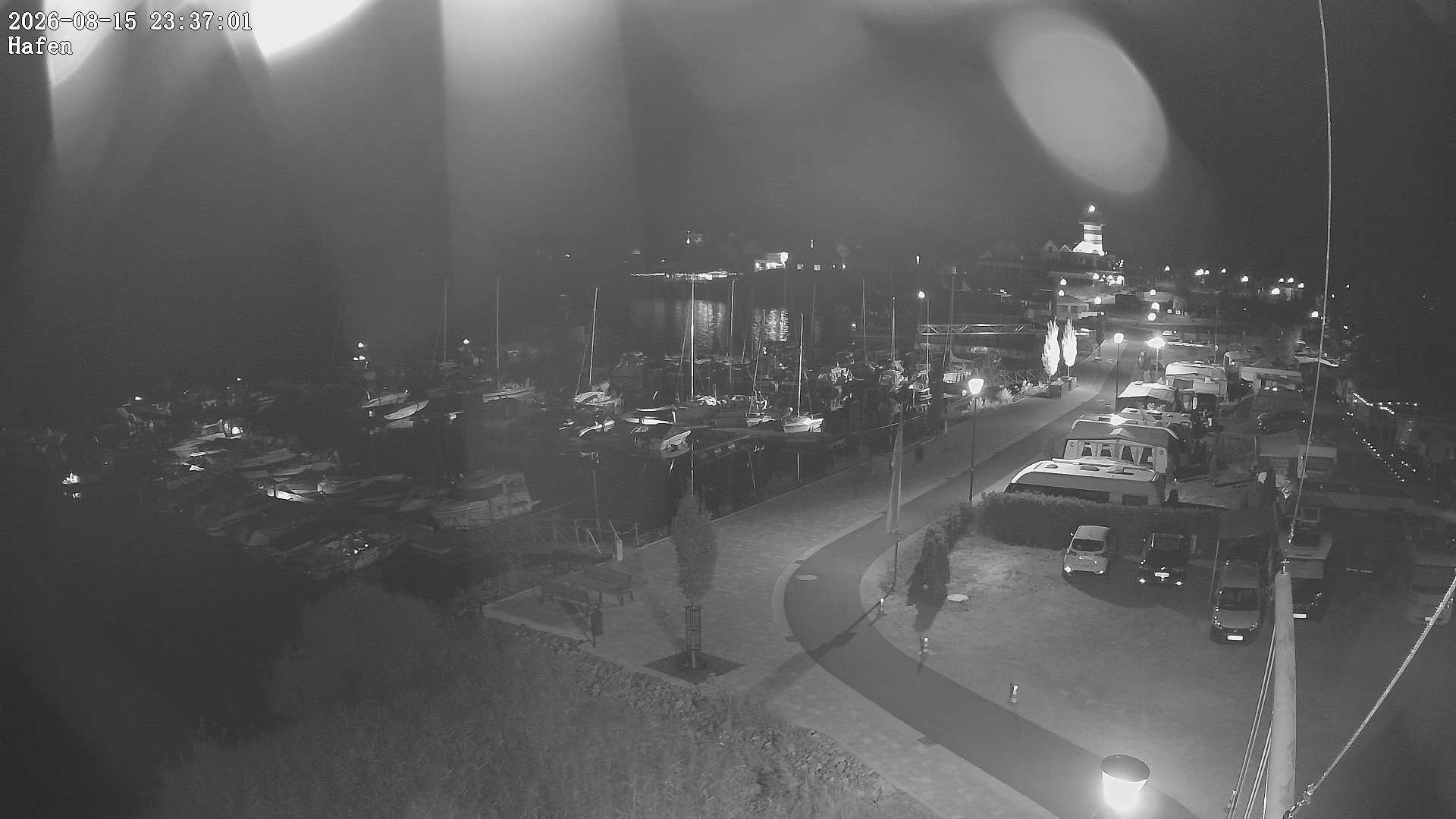Archiv Foto Webcam Geierswalder See: Hafen