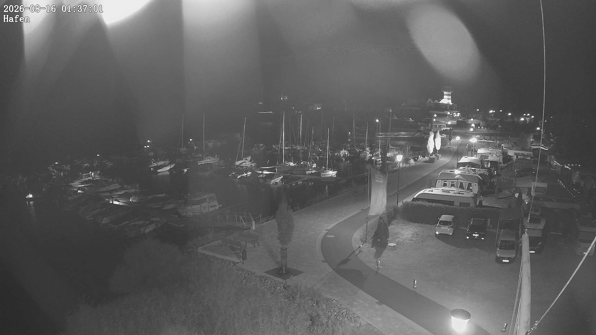 Archiv Foto Webcam Geierswalder See: Hafen
