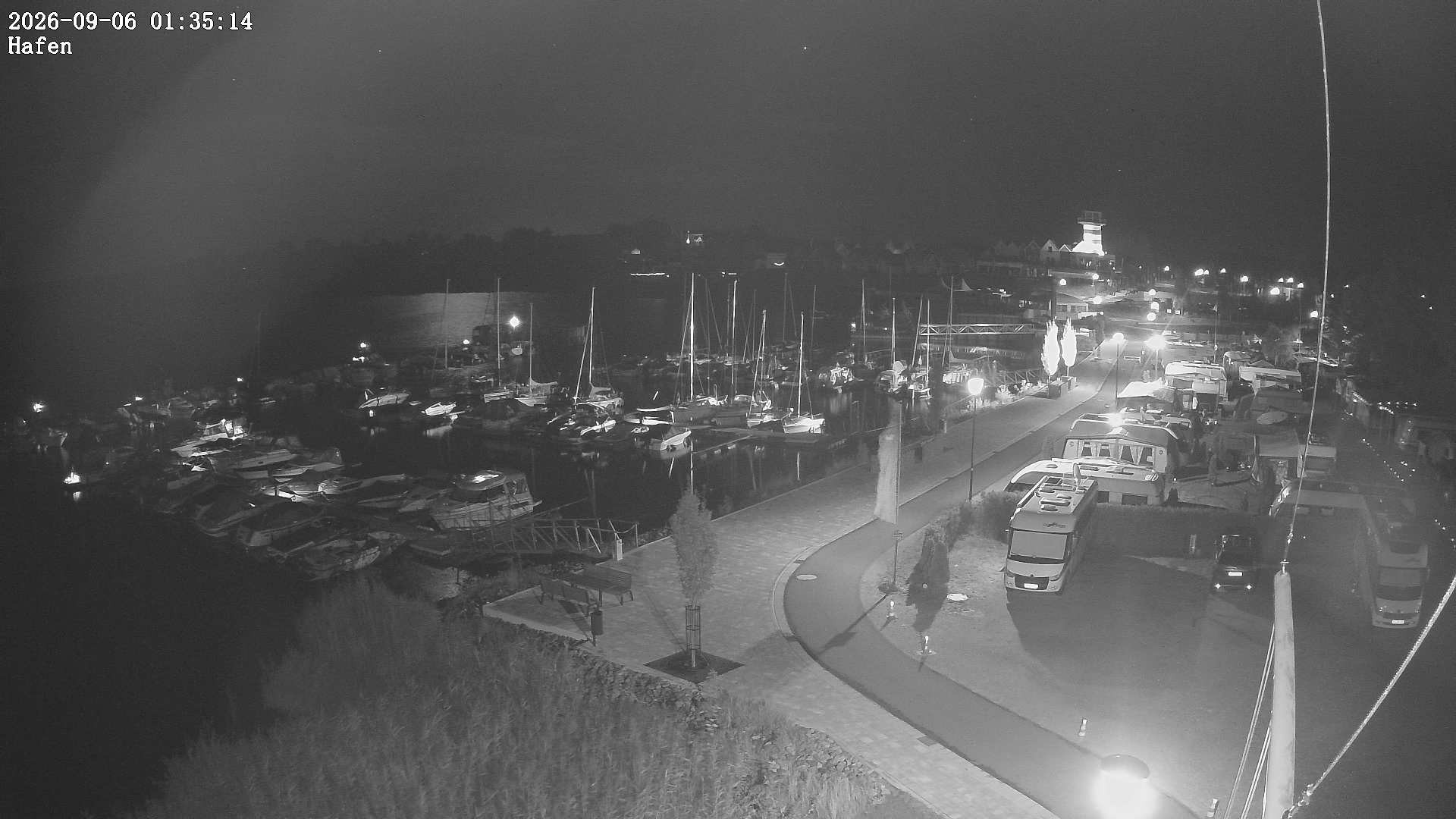 Archiv Foto Webcam Geierswalder See: Hafen