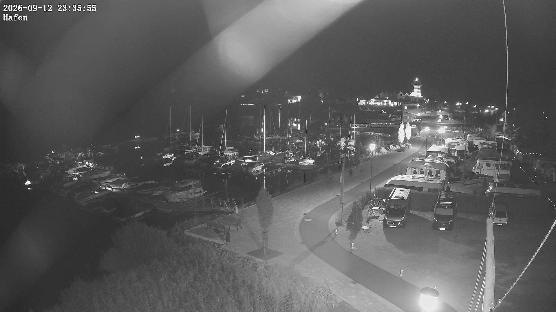 Archiv Foto Webcam Geierswalder See: Hafen