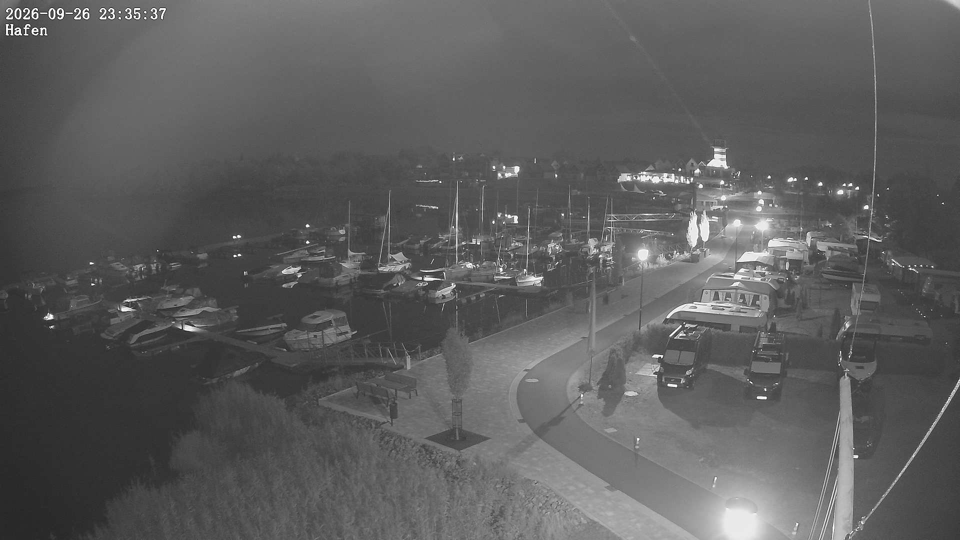 Archiv Foto Webcam Geierswalder See: Hafen