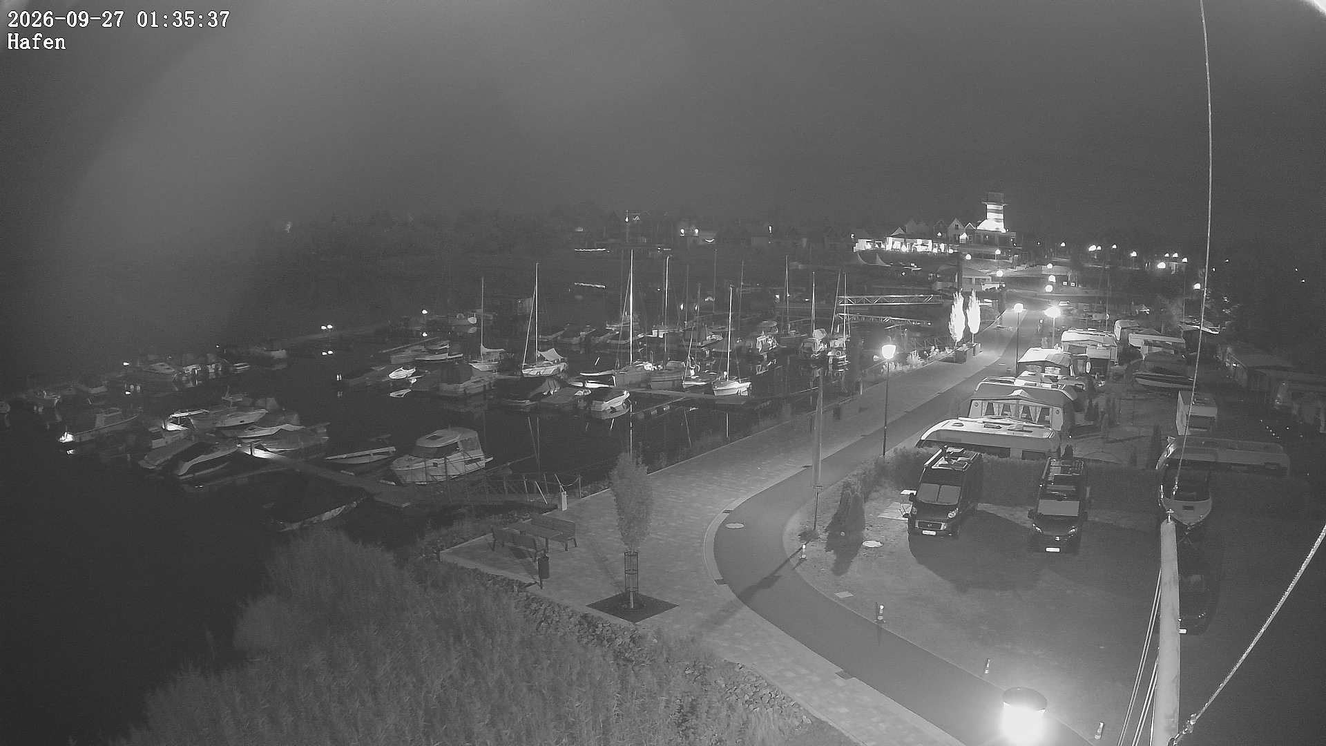 Archiv Foto Webcam Geierswalder See: Hafen