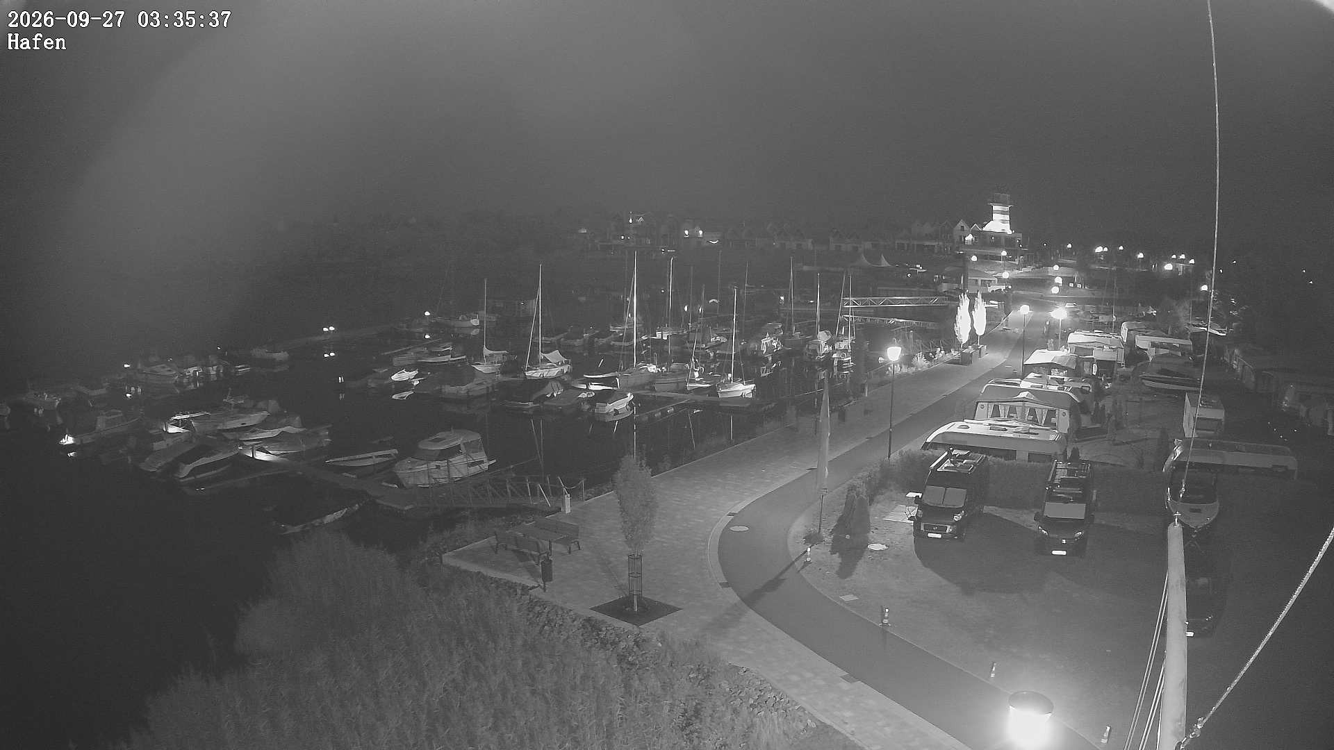 Archiv Foto Webcam Geierswalder See: Hafen