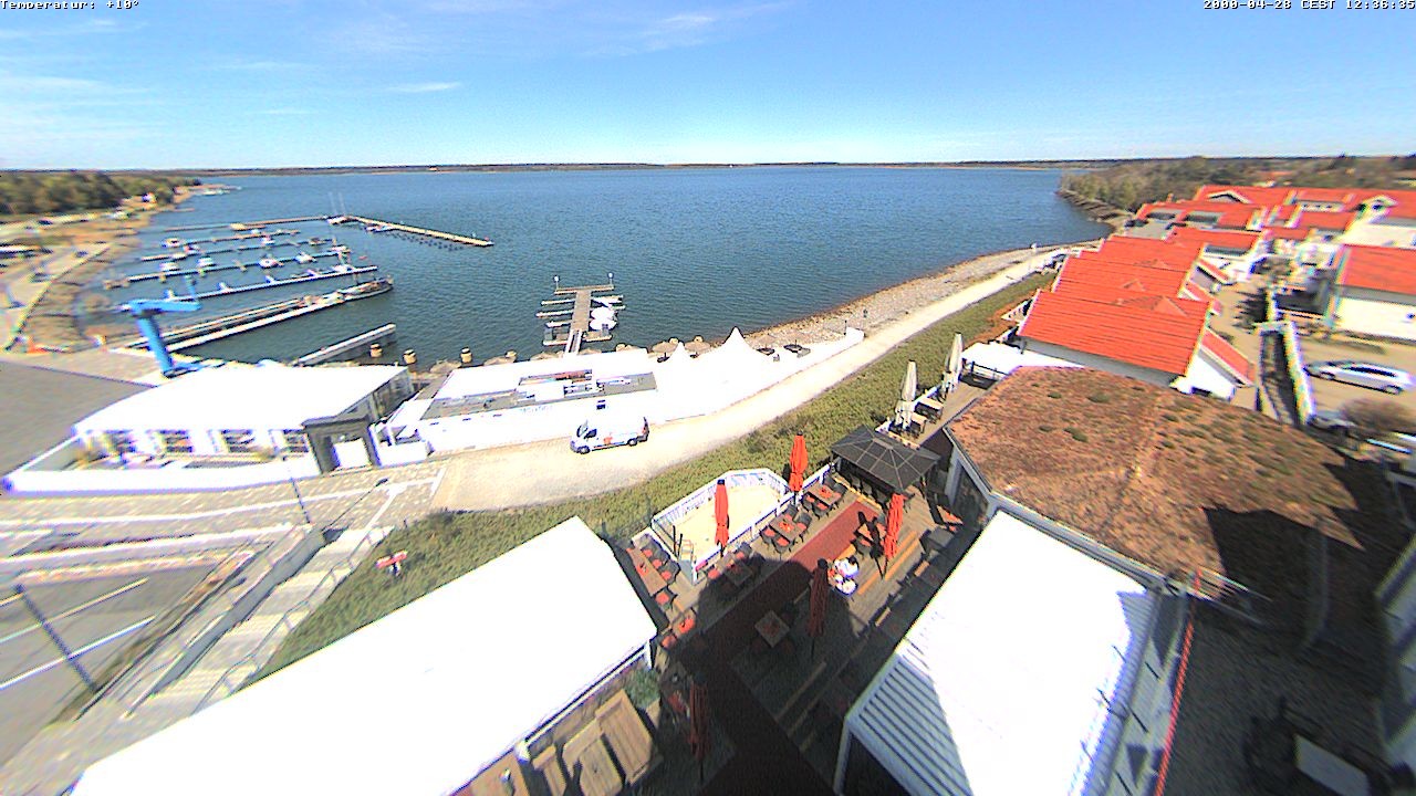 Archiv Foto Webcam Leuchtturm Lausitz: Blick auf den Geierswalder See
