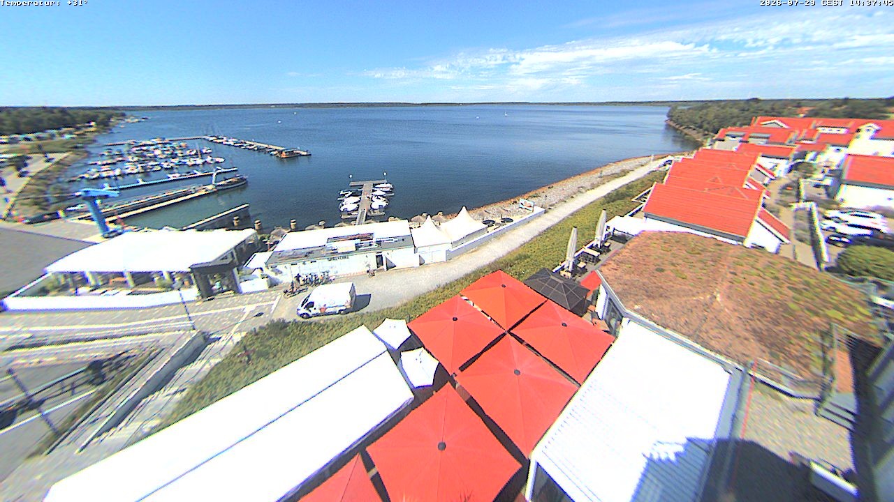 Archiv Foto Webcam Leuchtturm Lausitz: Blick auf den Geierswalder See