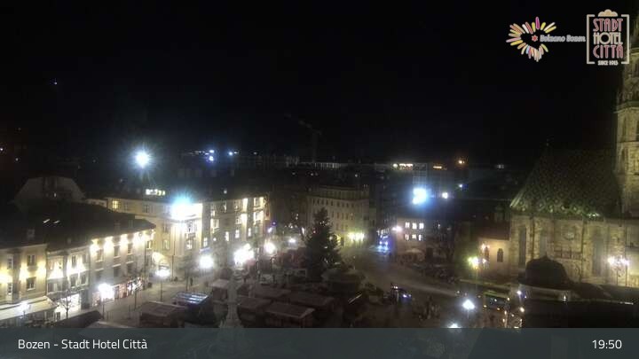 Archiv Foto Webcam Bozen - Stadt Hotel Citta