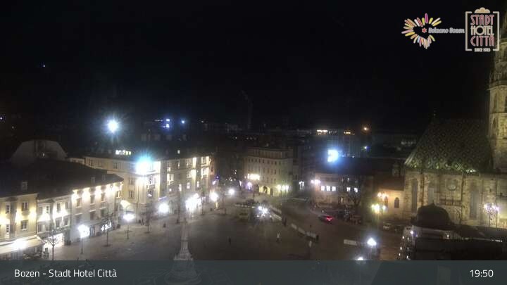 Archiv Foto Webcam Bozen - Stadt Hotel Citta