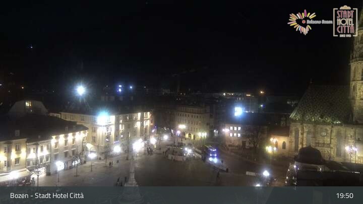 Archiv Foto Webcam Bozen - Stadt Hotel Citta
