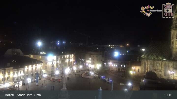 Archiv Foto Webcam Bozen - Stadt Hotel Citta
