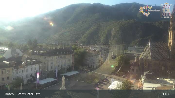 Archiv Foto Webcam Bozen - Stadt Hotel Citta