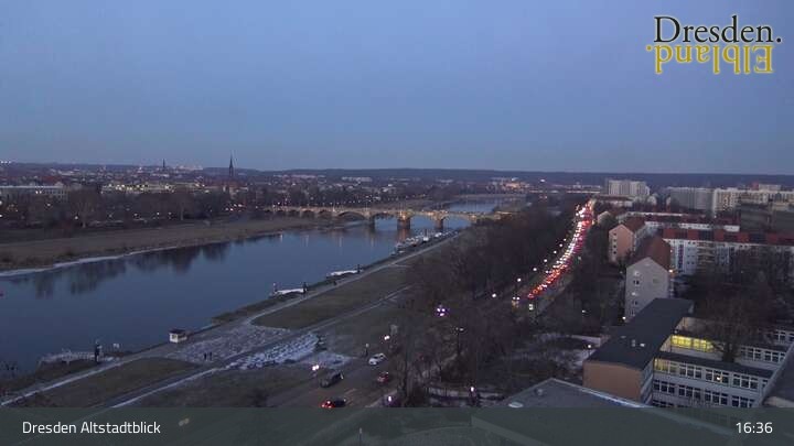 Archived image Webcam Dresden - View of the Old Town