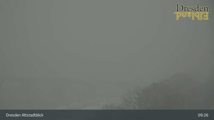 Archiv Foto Webcam Dresden Terrassenufer - Blick auf die Altstadt