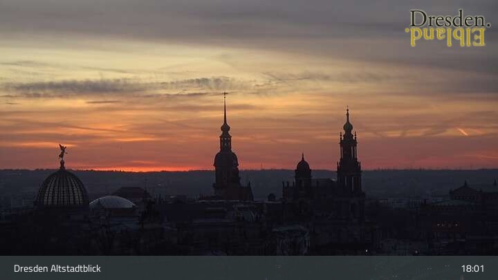 Archived image Webcam Dresden - View of the Old Town