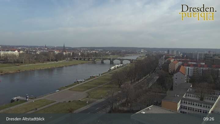 Archived image Webcam Dresden - View of the Old Town