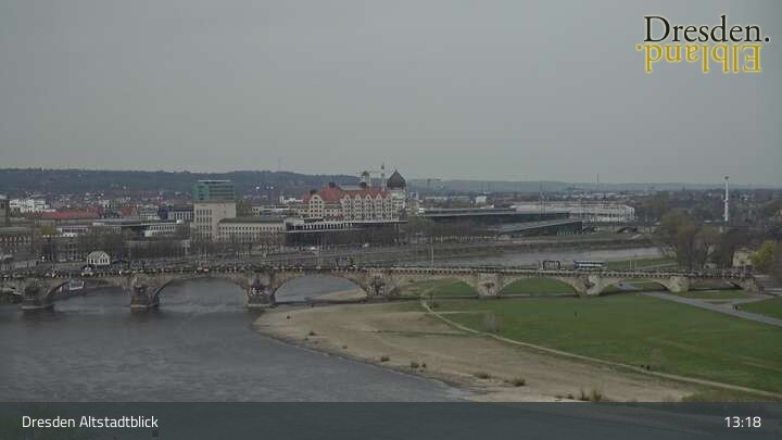 Archived image Webcam Dresden - View of the Old Town