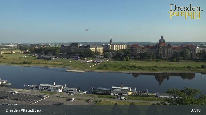 Archived image Webcam Dresden - View of the Old Town