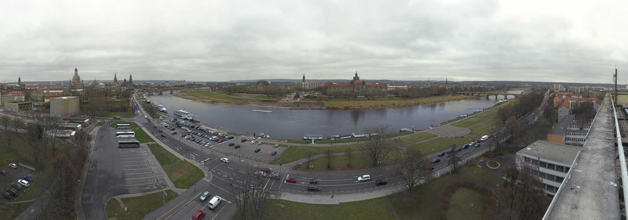 Archiv Foto Webcam Dresden - Elbpanorama