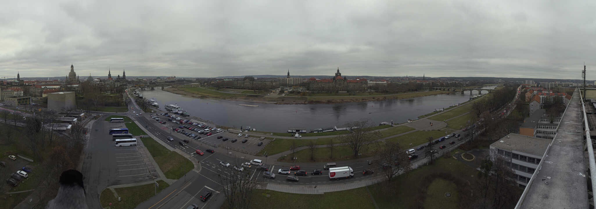 Archiv Foto Webcam Dresden - Elbpanorama