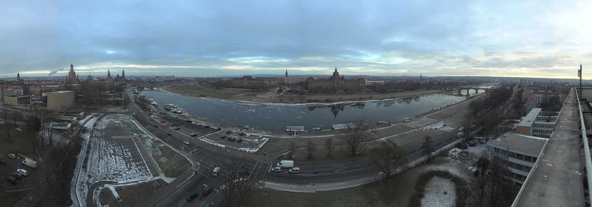 Archiv Foto Webcam Dresden - Elbpanorama