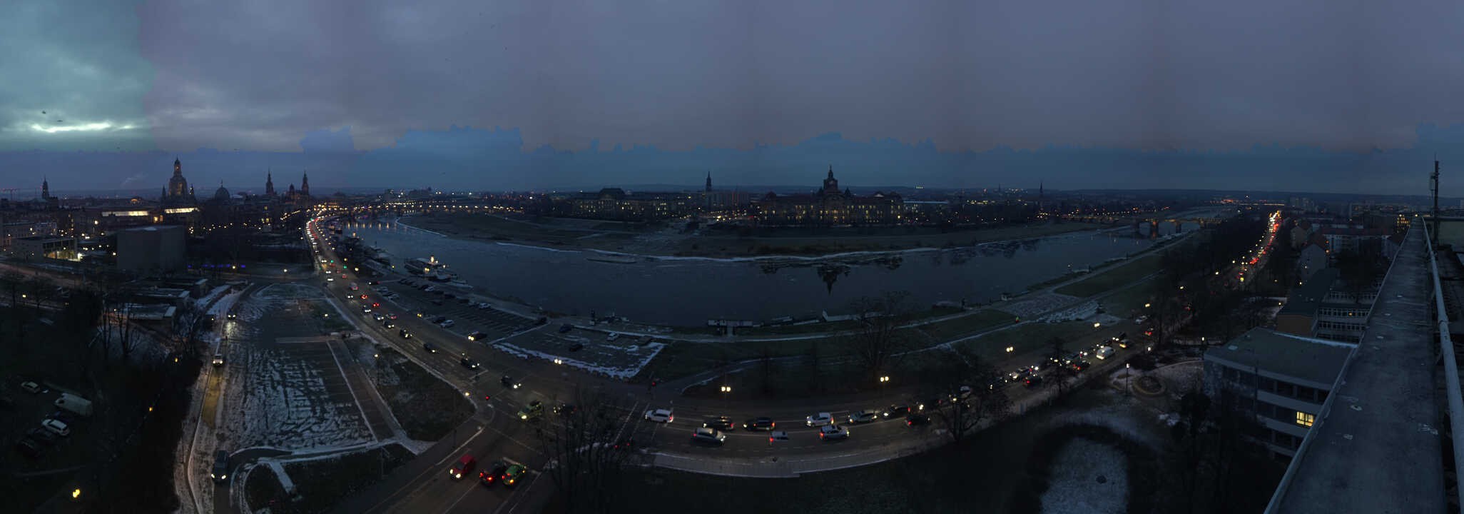 Archived image Webcam Dresden - Panoramic view of the city