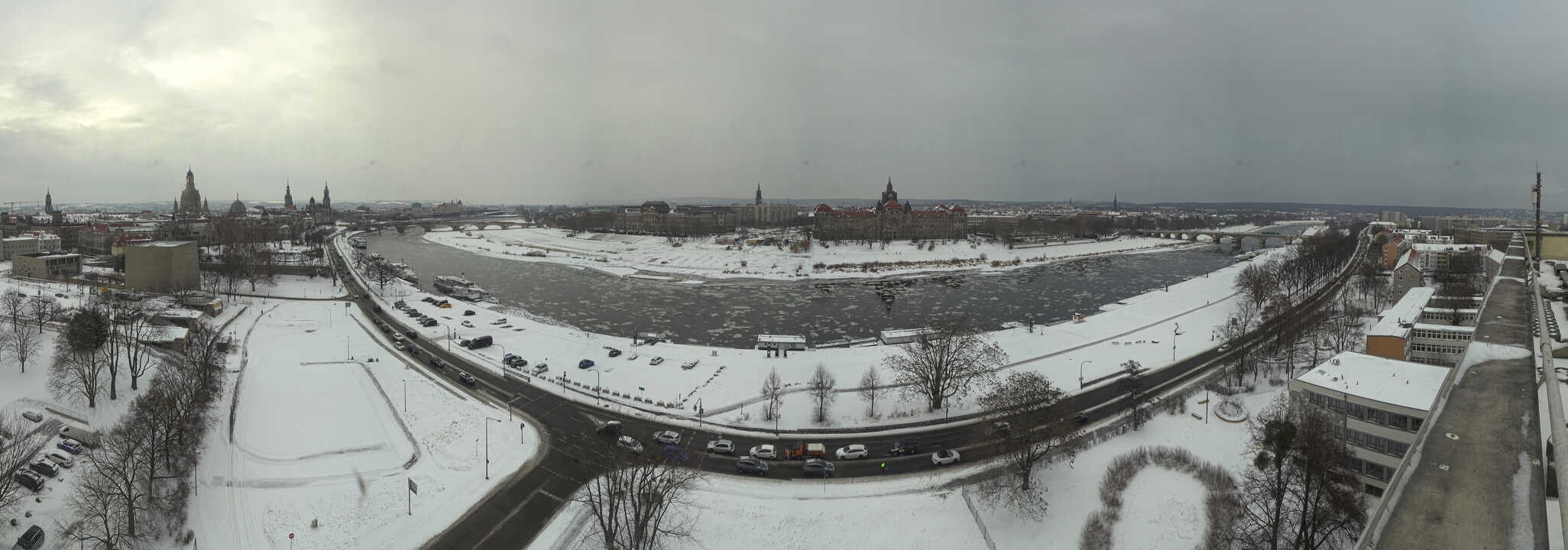 Archiv Foto Webcam Dresden - Elbpanorama